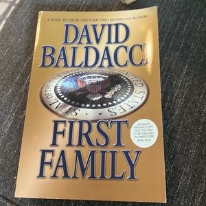 RARE, Autographed David Baldacci “First Family” Advance Copy.